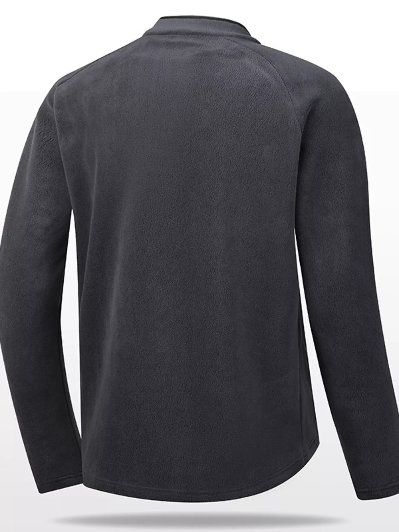 Men's Plus Size Quarter Zip Long Sleeve Top from Armoire Gemzis