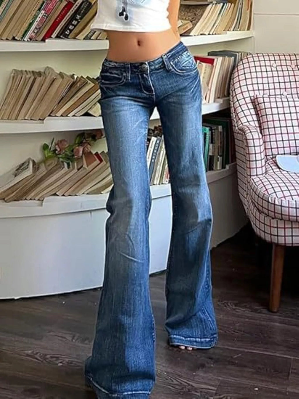 Low Rise Flare Jeans from Armoire Gemzis