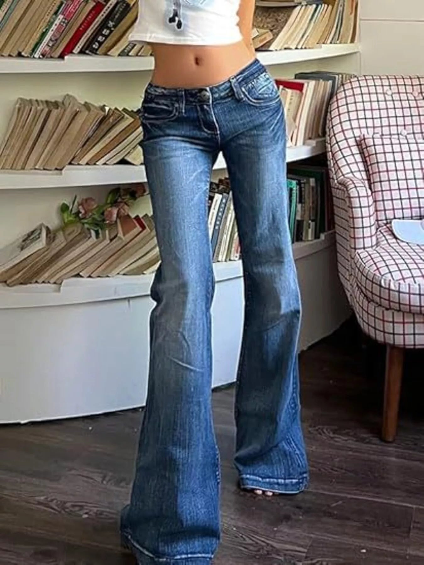Low Rise Flare Jeans from Armoire Gemzis