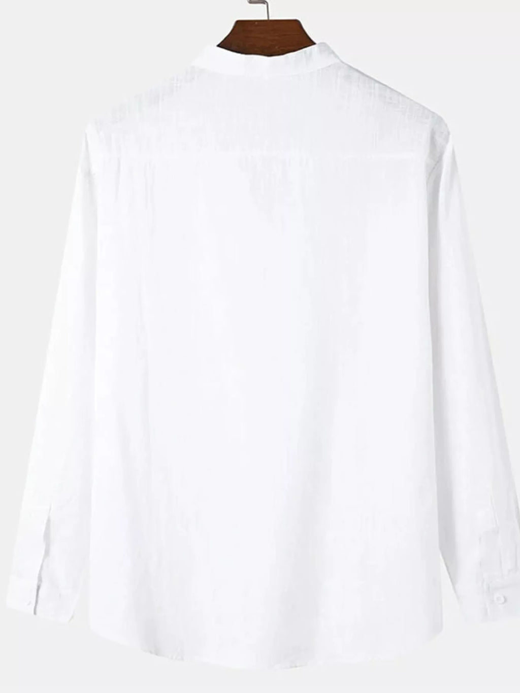 Men's Full Size Button Detail Long Sleeve Shirt Plus Size from Armoire Gemzis