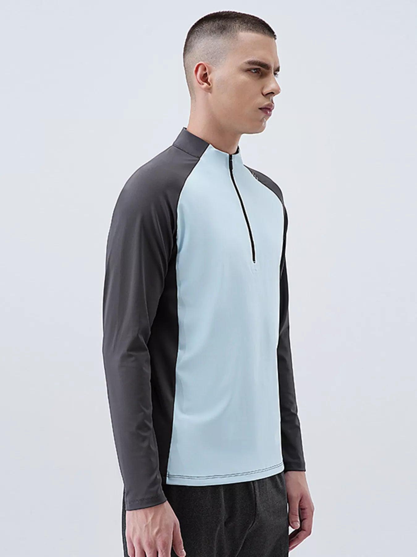 Men's Plus Size Long Sleeve Quick-Dry Active T-Shirt from Armoire Gemzis