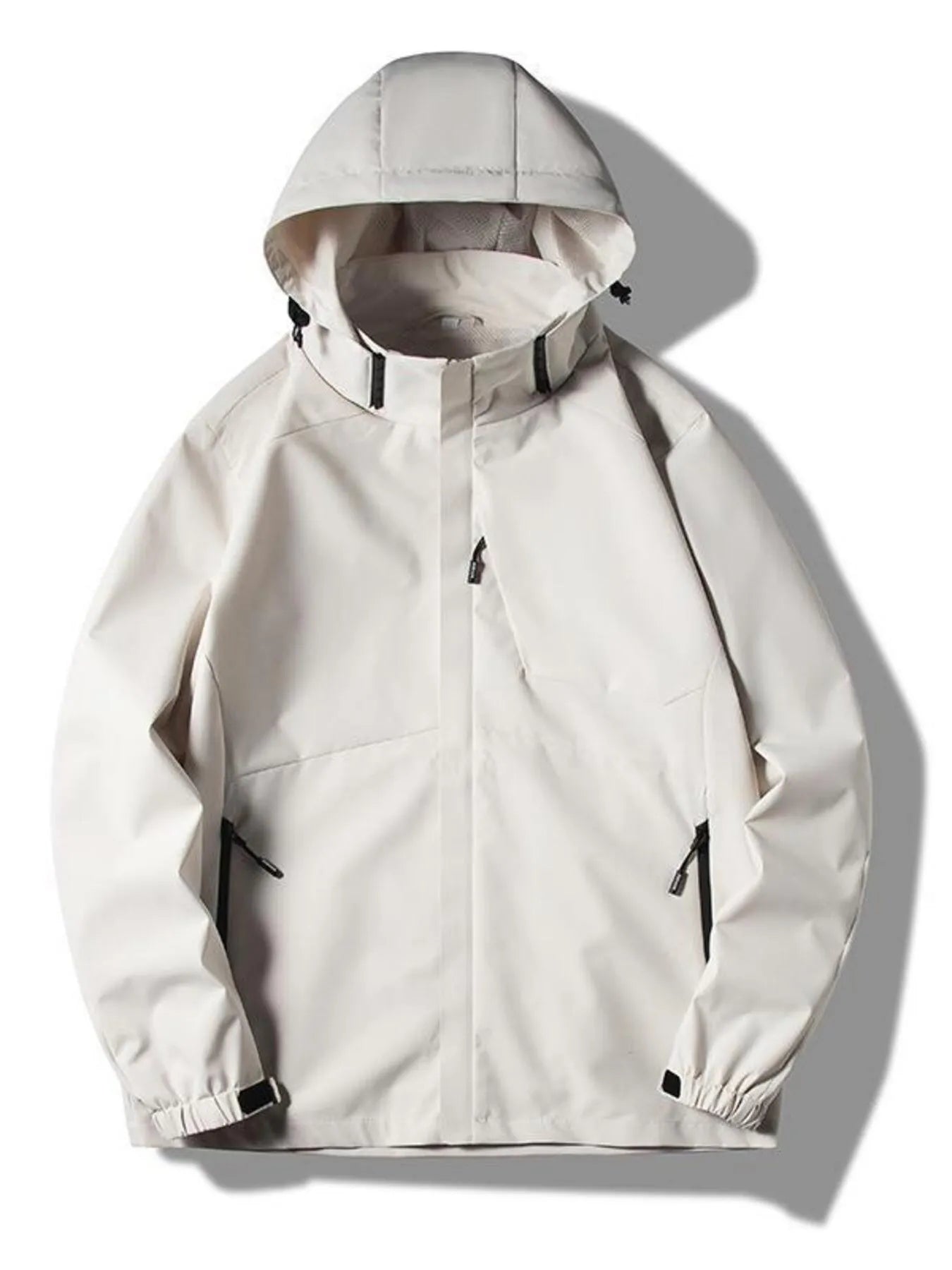 Men's Plus Size Long Sleeve Hooded Jacket from Armoire Gemzis