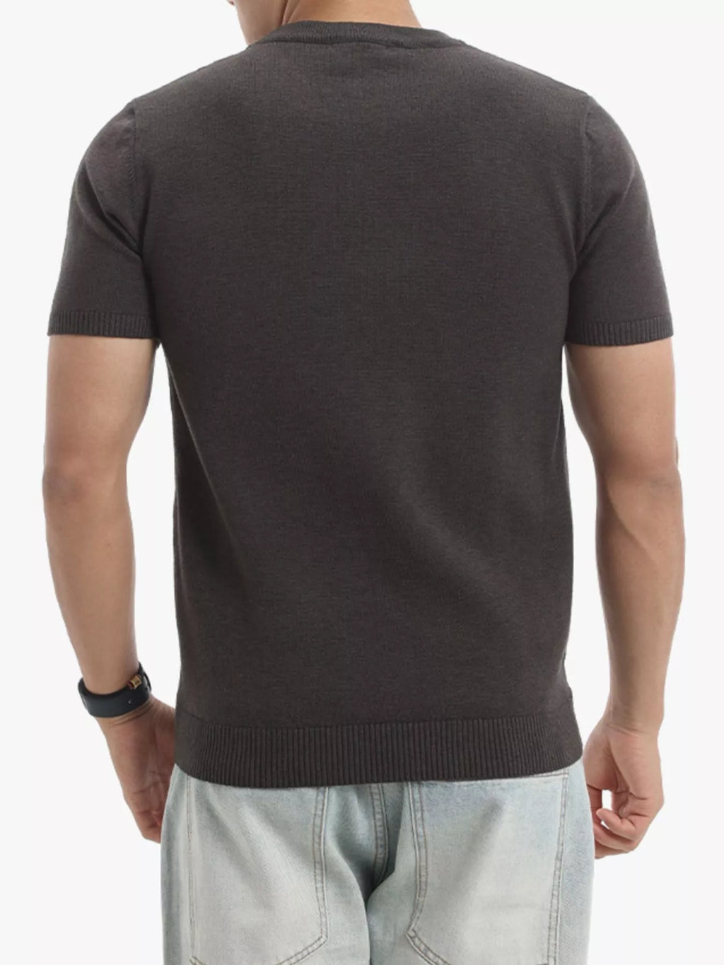Men's Plus Size Casual Short Sleeve Knit Top from Armoire Gemzis