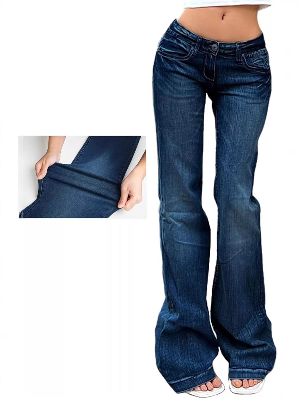 Low Rise Flare Jeans from Armoire Gemzis