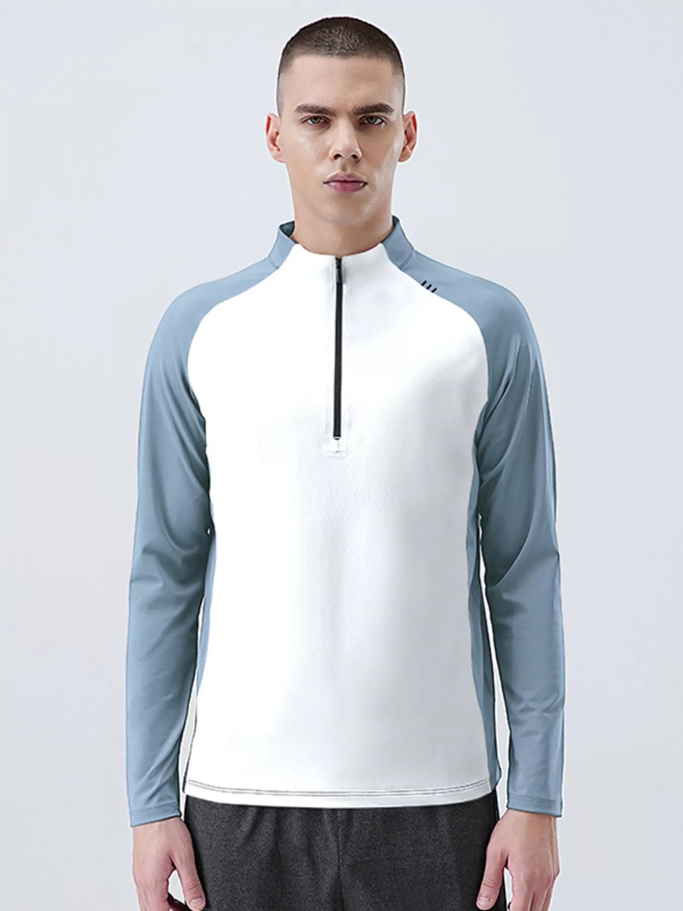 Men's Plus Size Long Sleeve Quick-Dry Active T-Shirt from Armoire Gemzis