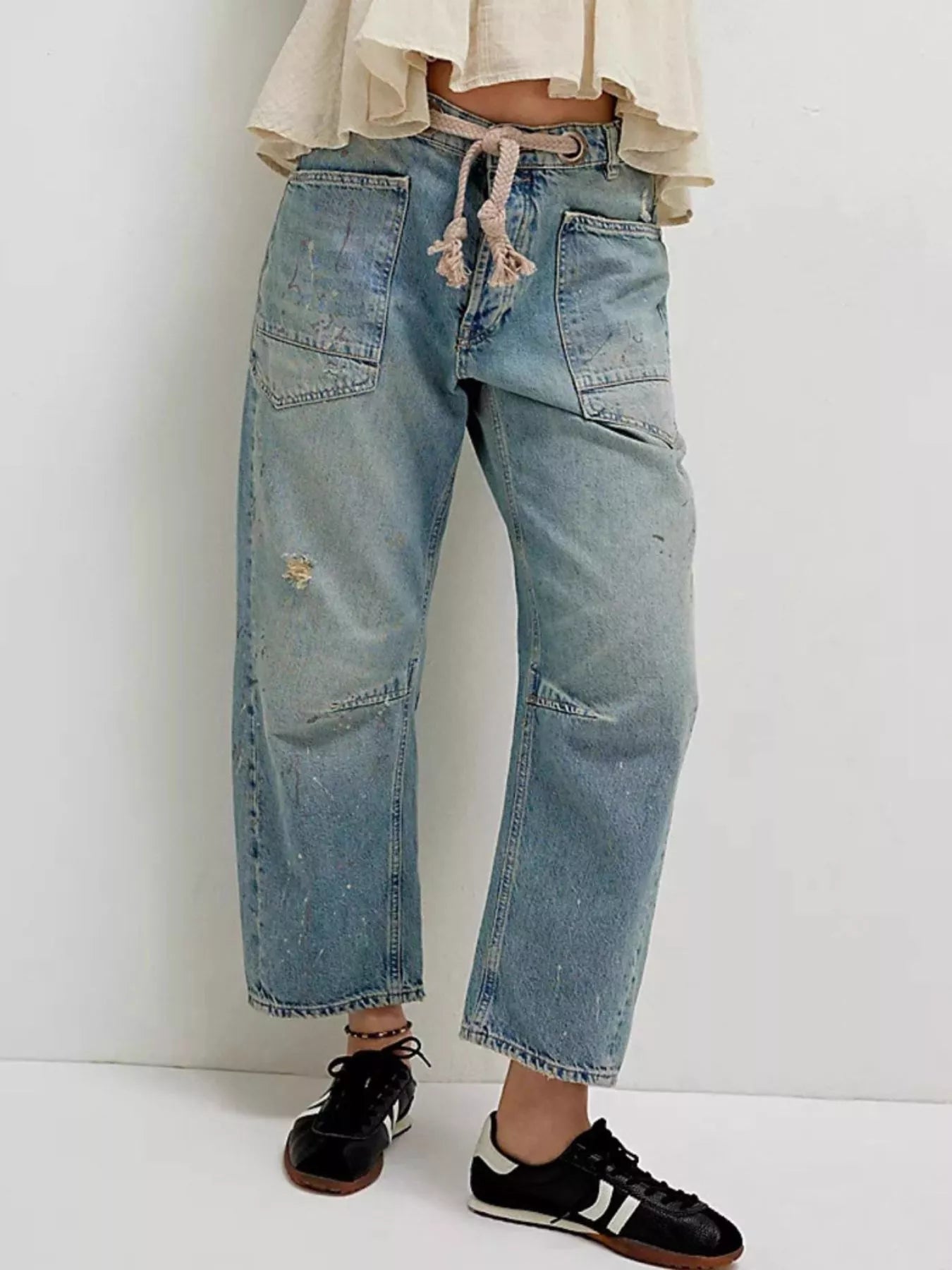 Washed Relaxed Fit Jeans from Armoire Gemzis