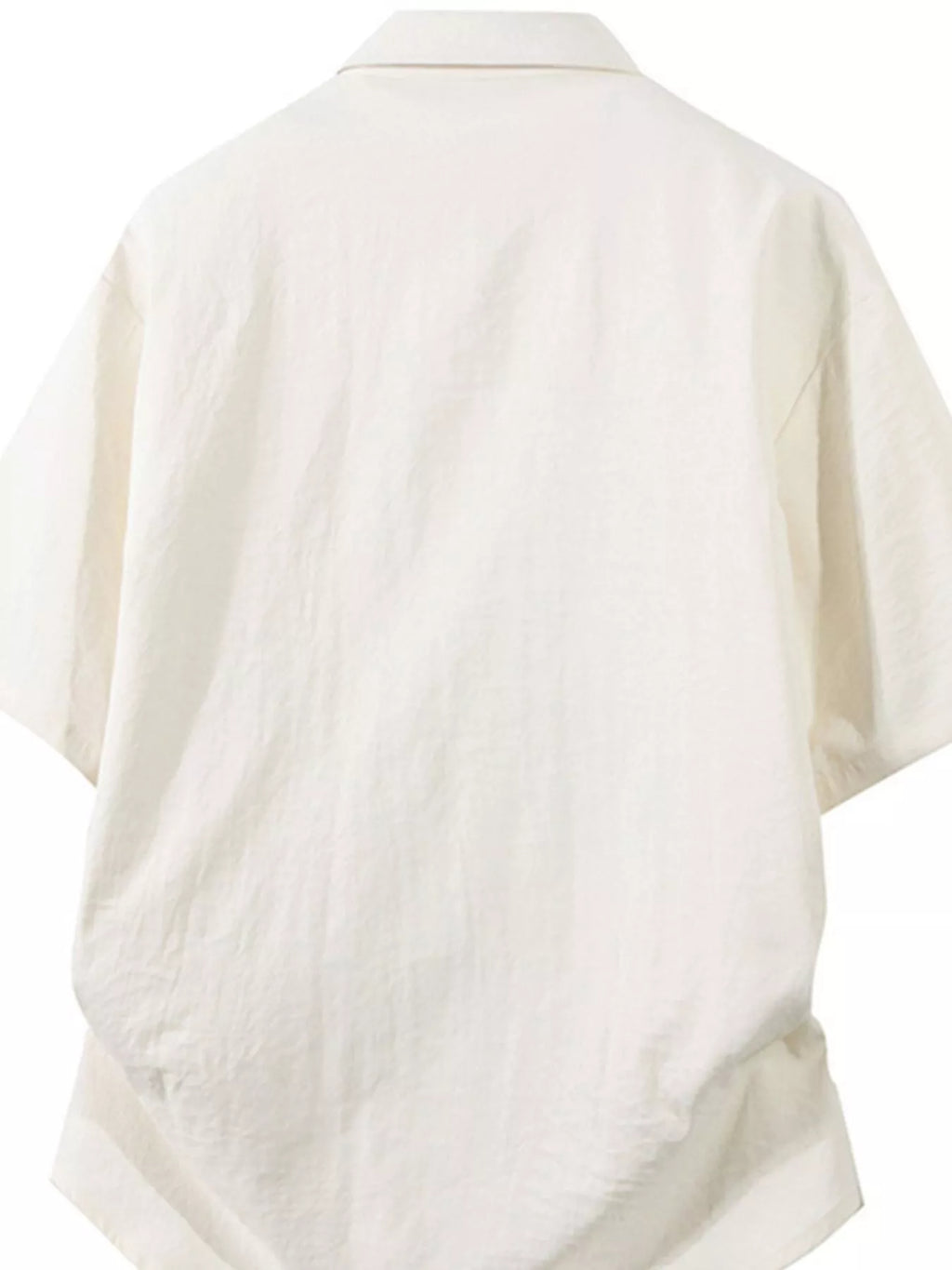 Men's Plus Size Casual Short Sleeve Button-Down Shirt from Armoire Gemzis