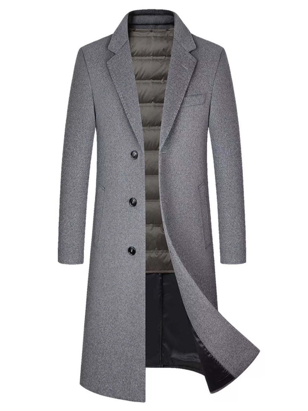 Men's Classic Button Up Overcoat from Armoire Gemzis