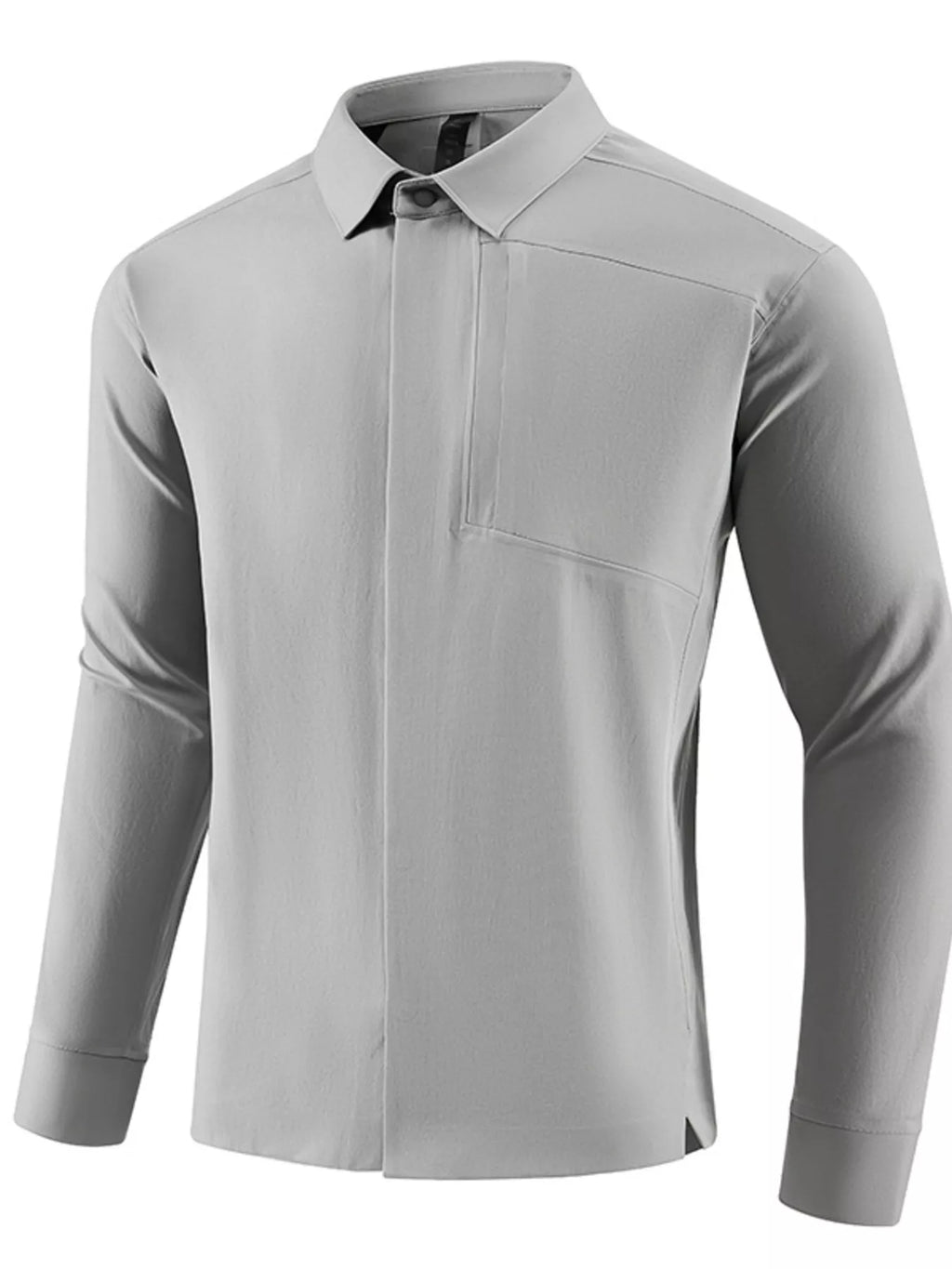 Men's Plus Size Slim Fit Long Sleeve Windbreaker Jacket from Armoire Gemzis