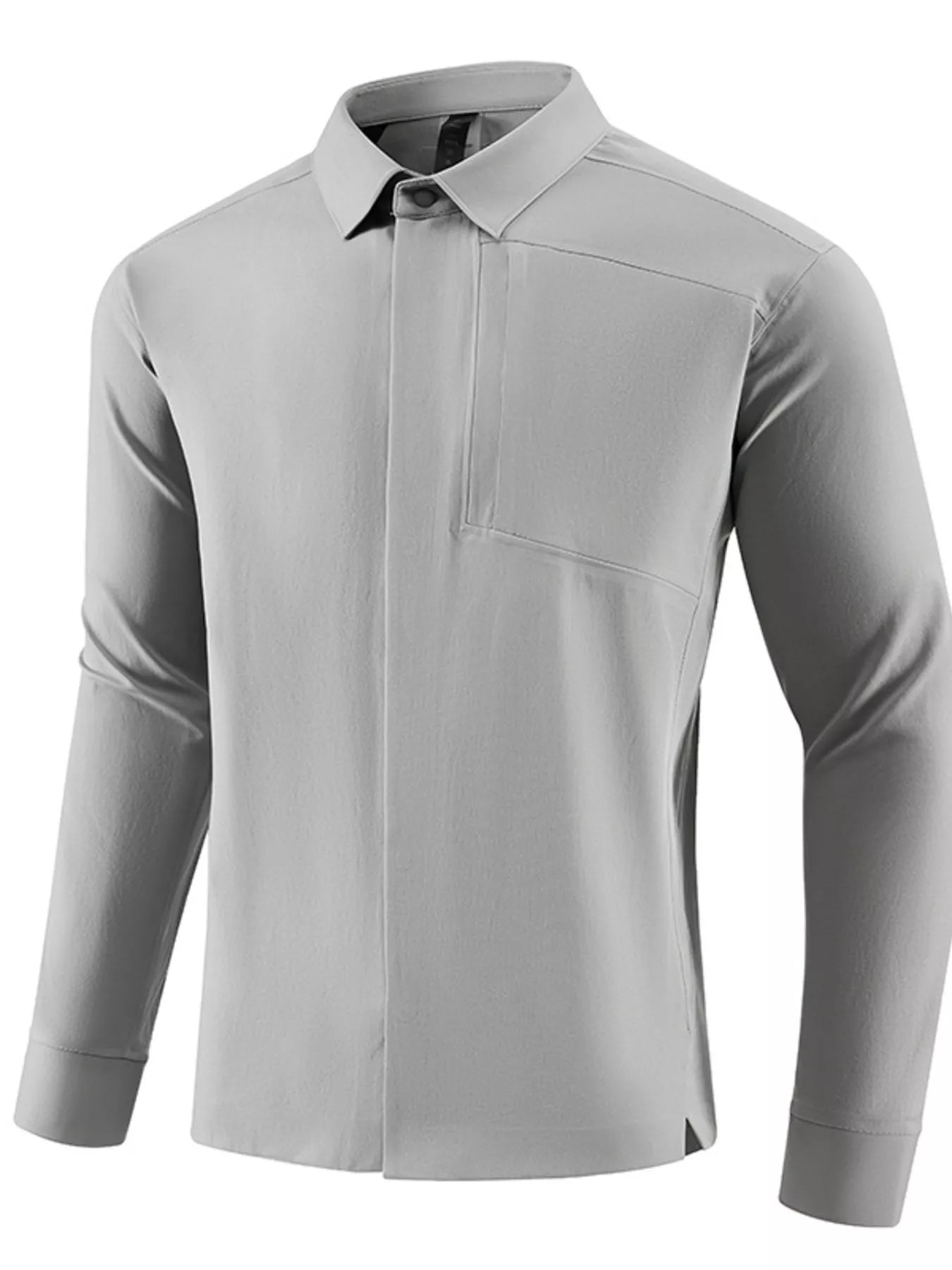 Men's Plus Size Slim Fit Long Sleeve Windbreaker Jacket from Armoire Gemzis