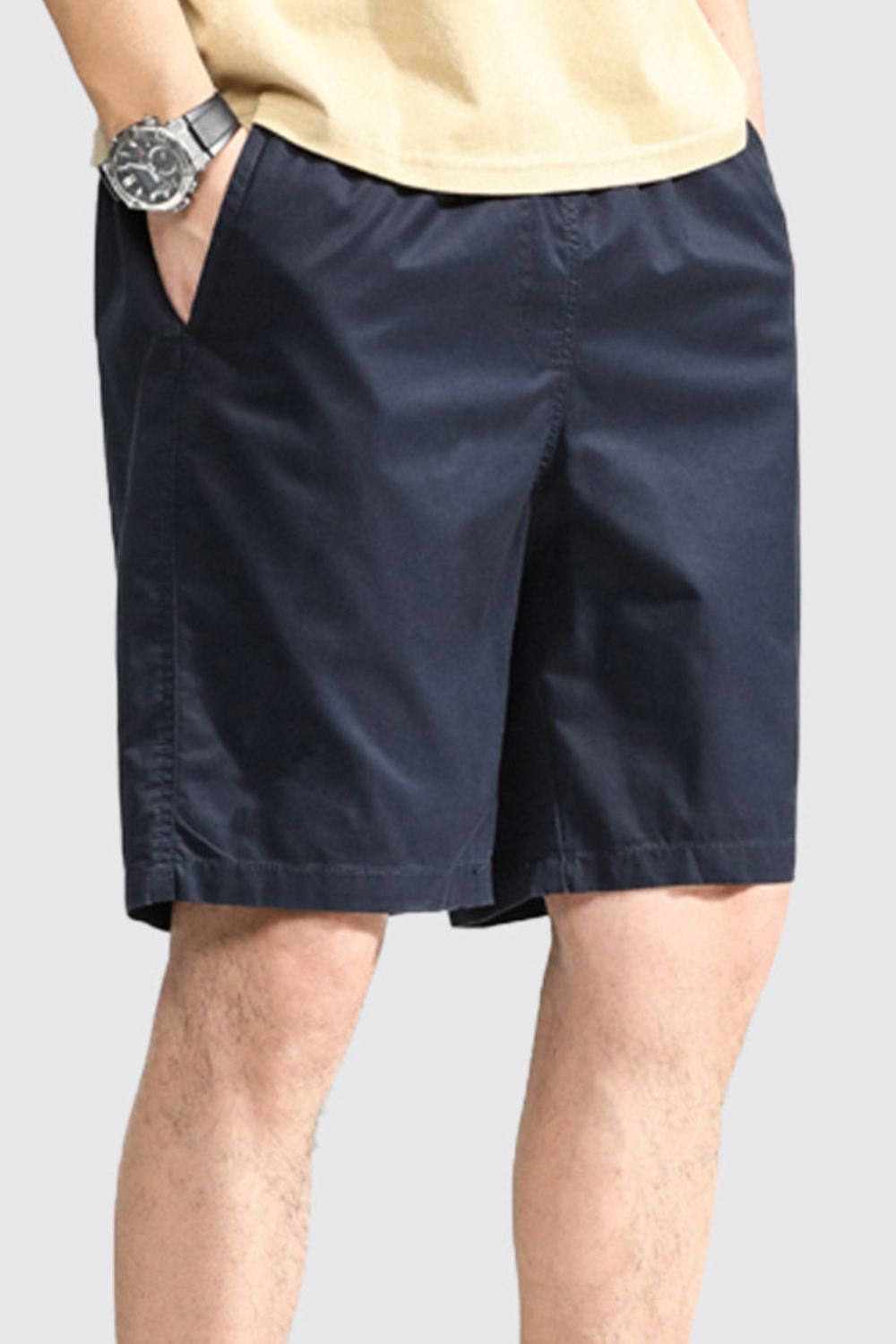 Men's Plus Size Casual Shorts with Pockets from Armoire Gemzis