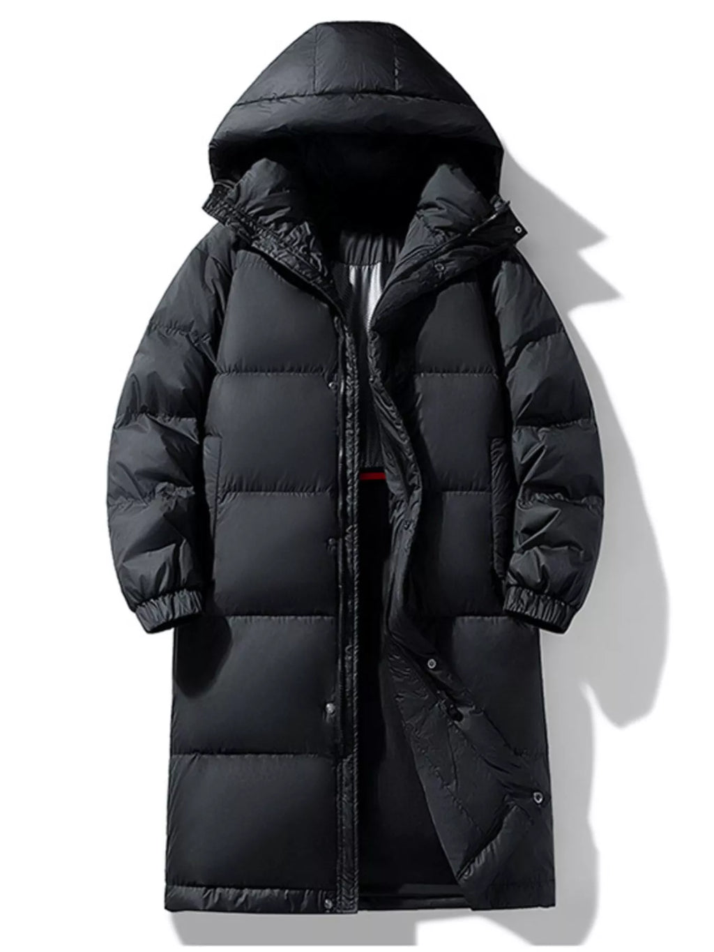 Men's Full Size Longline Hooded Down Coat Plus Size from Armoire Gemzis