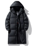 Men's Full Size Longline Hooded Down Coat Plus Size from Armoire Gemzis