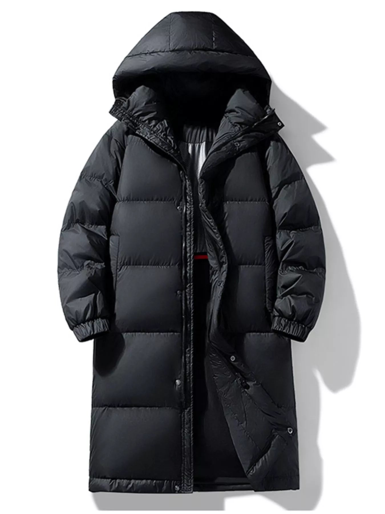 Men's Full Size Longline Hooded Down Coat Plus Size from Armoire Gemzis