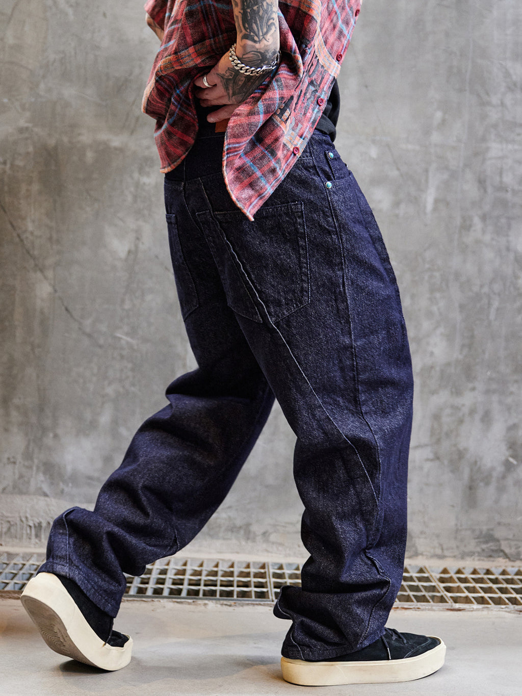 Men's Full Size Wide Leg Jeans Plus Size from Armoire Gemzis