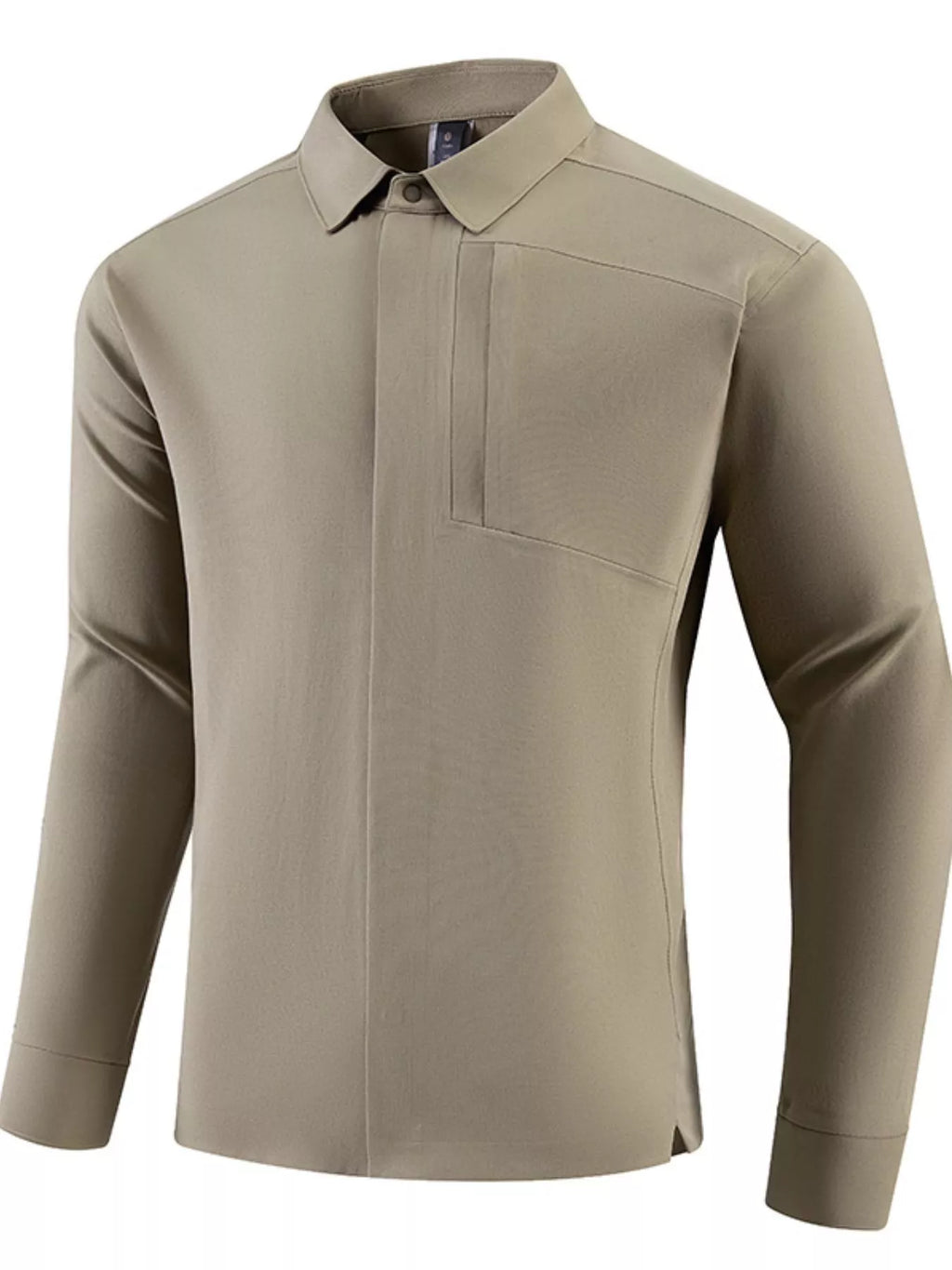 Men's Plus Size Slim Fit Long Sleeve Windbreaker Jacket from Armoire Gemzis