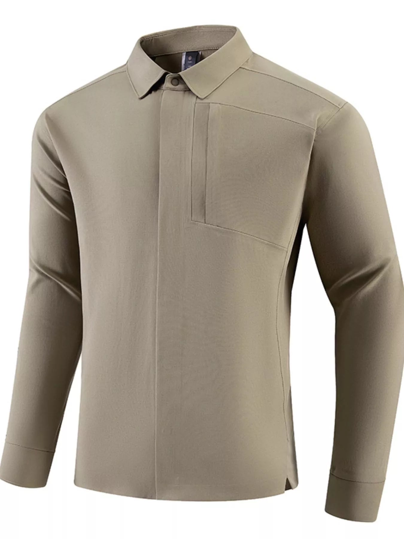 Men's Plus Size Slim Fit Long Sleeve Windbreaker Jacket from Armoire Gemzis