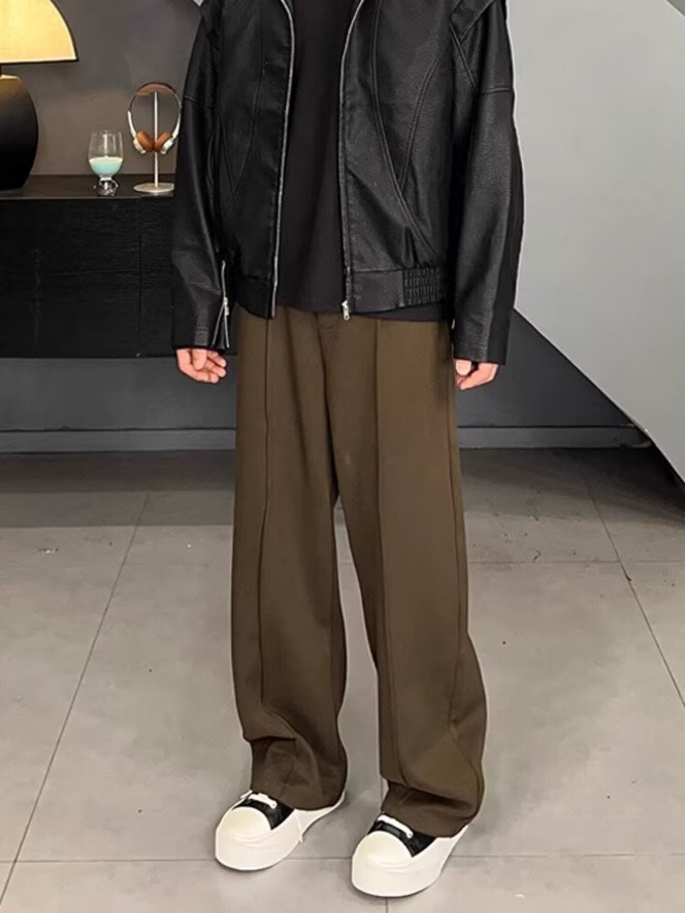 Men's Plus Size Wide Leg Pants from Armoire Gemzis