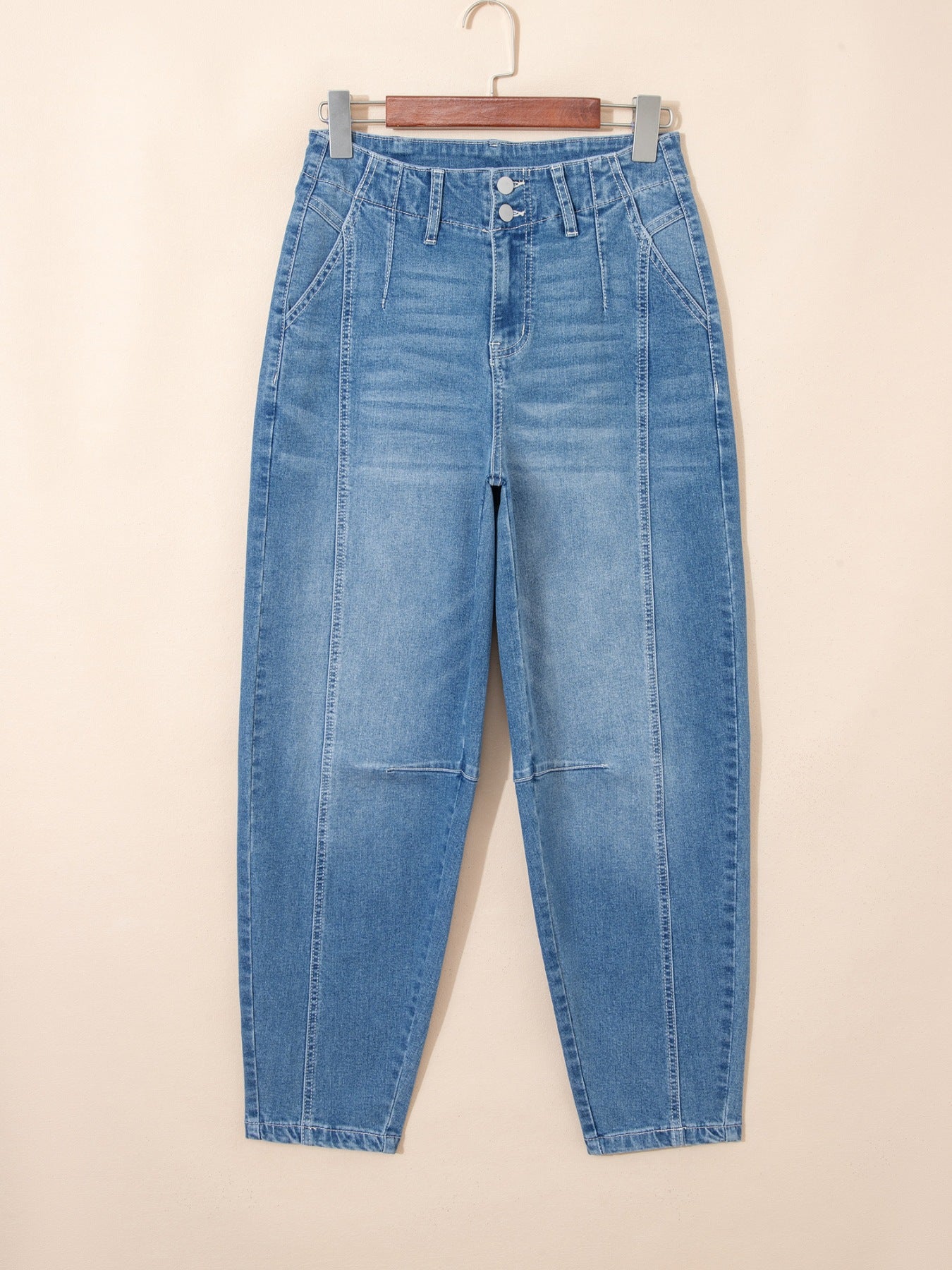 Washed Cuffed Barrel Jeans from Armoire Gemzis