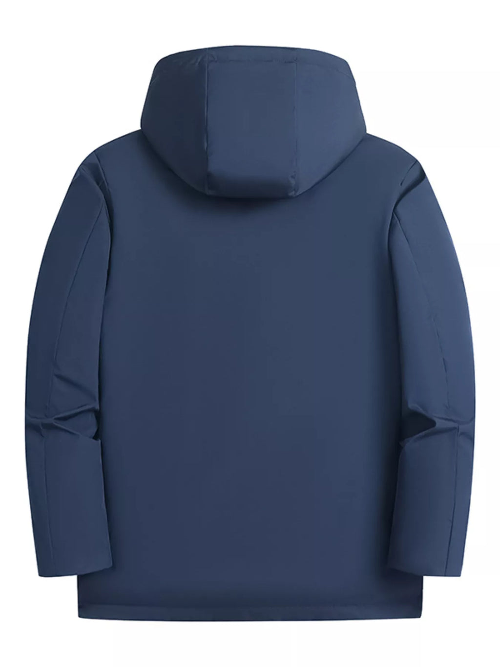 Men's Plus Size Fleece Lined Hooded Winter Coat from Armoire Gemzis