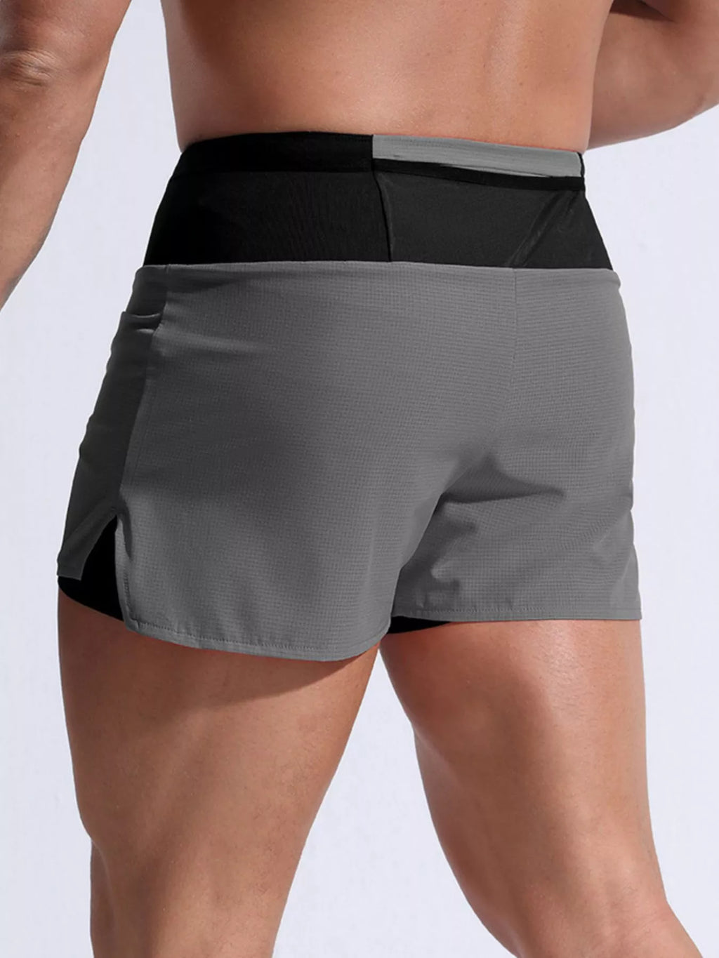 Men's Full Size Contrast Active Shorts Plus Size from Armoire Gemzis