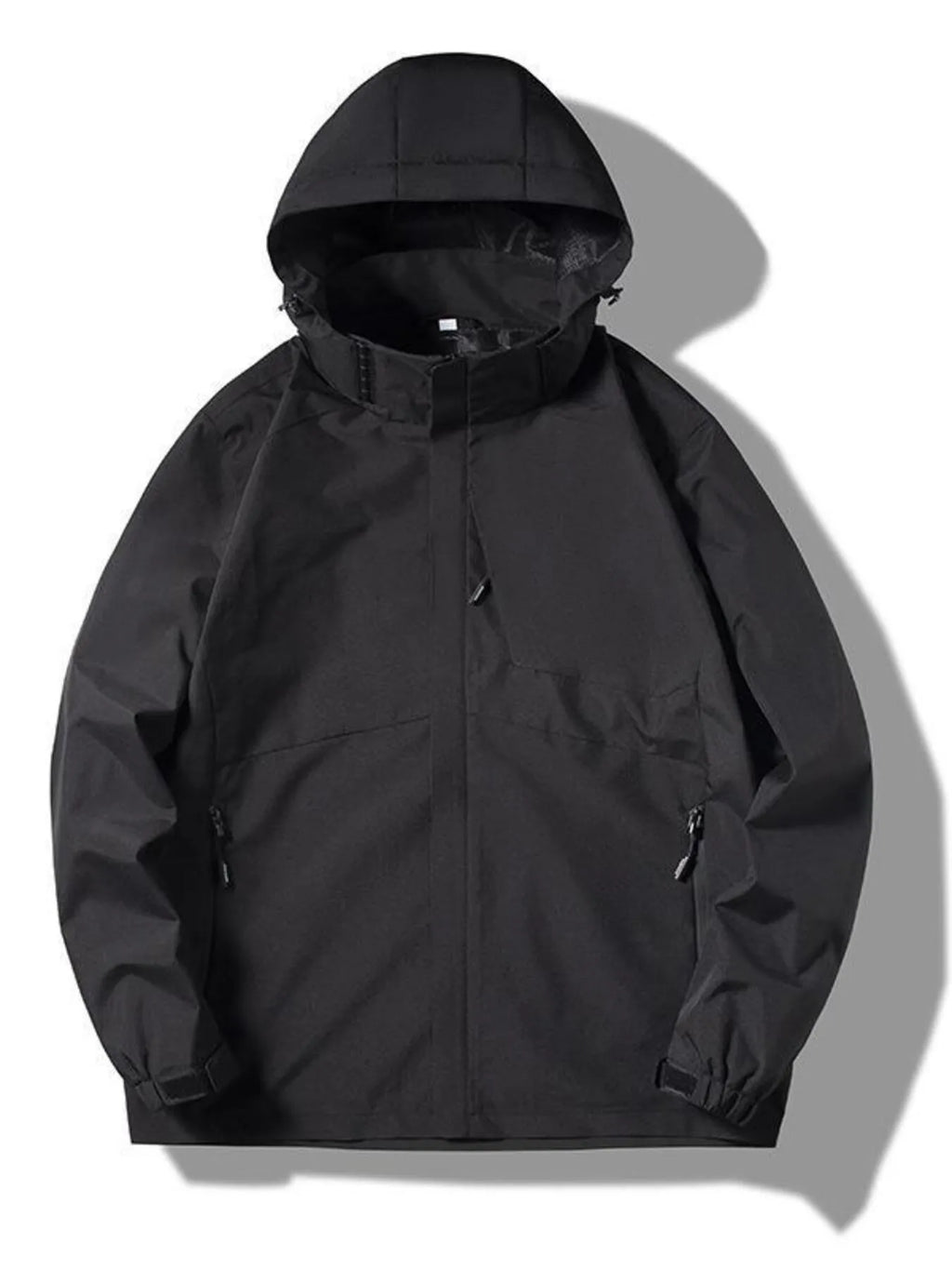 Men's Plus Size Long Sleeve Hooded Jacket from Armoire Gemzis