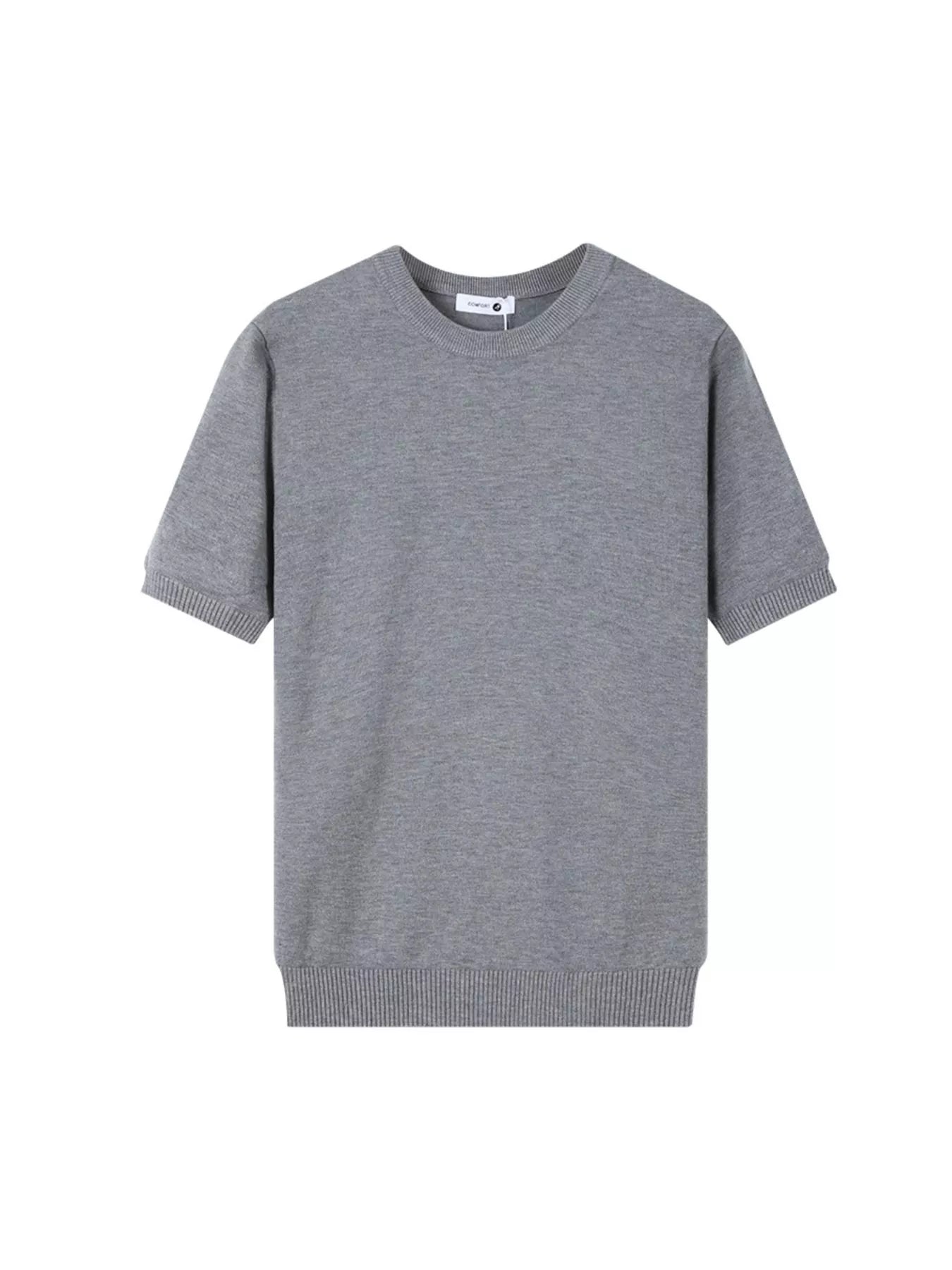 Men's Plus Size Casual Short Sleeve Knit Top from Armoire Gemzis