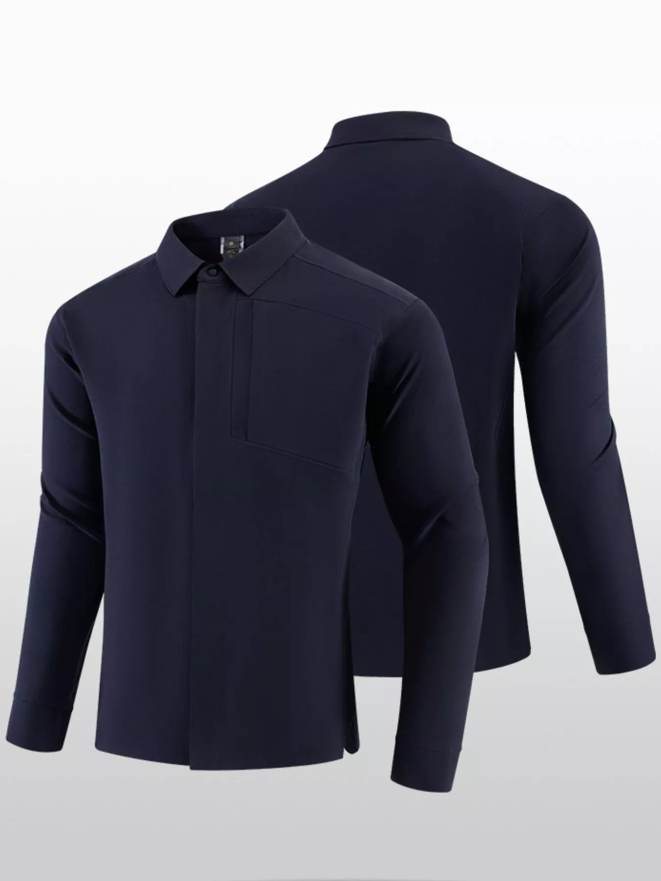 Men's Plus Size Slim Fit Long Sleeve Windbreaker Jacket from Armoire Gemzis